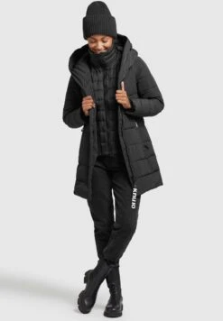 Khujo FLOYT - Wintermantel - Schwarz -Khujo 14c69710d0744f31ae4da808f8533bbb