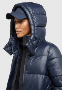 Khujo EMORIA SHINY - Wintermantel - Dunkelblau -Khujo 197a8eb752b946958d19dc2d7990f5d8