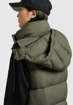 Khujo TOURIN MATT - Weste - Khaki Grün -Khujo 19ca8f5779884b48a0fe761fd3e5303c