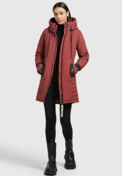 Khujo JERRY PRIME6 LIGHT - Wintermantel - Rostrot -Khujo 1eaf36a0eb274e38b2ab7b98816aec80