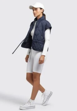 Khujo HERA - Weste - Dunkelblau -Khujo 33d3e0fa613844f68a6c8c6ac2a36891