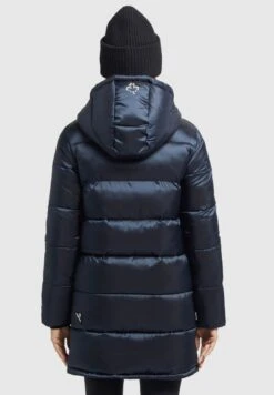 Khujo WORD SATIN - Wintermantel - Dunkelblau -Khujo 3aad9f8dfc47484597ef4ea3930ee567