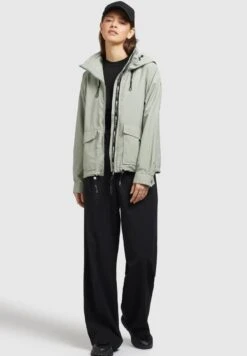 Khujo BLAIR - Übergangsjacke - Blassgrün -Khujo 41038aa736ec44eea4602bbbc3207a25