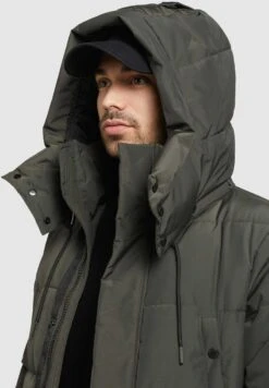 Khujo VIVAS - Wintermantel - Dunkeloliv -Khujo 4953a07140354b0d84cfb6233ead98c8