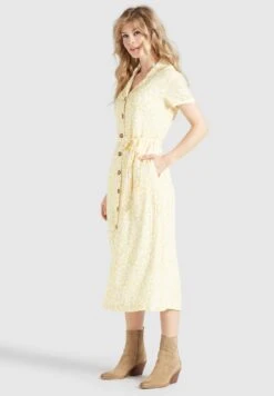 Khujo GOYA - Blusenkleid - Gelb-weiß Geblümt 10 Khujo GOYA - Blusenkleid - Gelb-weiß Geblümt -Khujo 518b2fd2f5594856a8982c106e6e3188