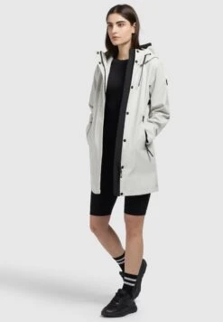 Khujo IZAF - Regenjacke / Wasserabweisende Jacke - Hellgrau -Khujo 51f9de3bbcc94edbb2c91f75ff382d33