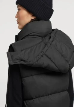 Khujo EDEN MATT - Weste - Schwarz -Khujo 564ec85d83514245b8760d043d6c6cfd