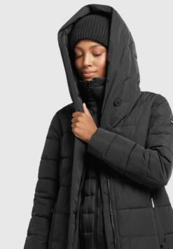 Khujo FLOYT - Wintermantel - Schwarz -Khujo 5e31ff3a35d14f85a93dead415e1daf4