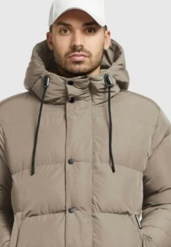 Khujo RAFI - Wintermantel - Taupe -Khujo 761bb1376de54146b6619db4dea9a657