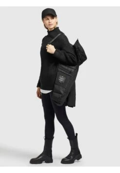 Khujo KANDA - Wintermantel - Schwarz -Khujo 8e16cae35efa49bf9dc0afccd6a5cd78