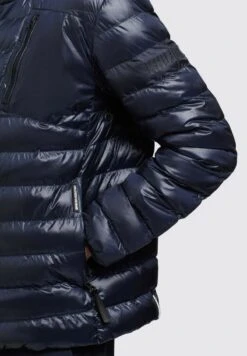 Khujo PERCY SHINY - Winterjacke - Dunkelblau -Khujo 9377f98a6ae34b308172c7153d523642