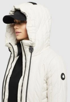 Khujo JERRY PRIME PEACHED - Wintermantel - Weiß -Khujo 96f3c4c54ad54653ac3380f2868f7f35