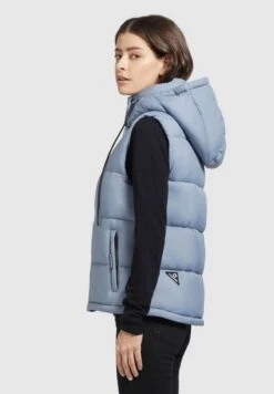 Khujo EDEN MATT - Weste - Hellblau 11 Khujo EDEN MATT - Weste - Hellblau -Khujo 9e3be07b8fcd4d86b1c498afeccdf35b