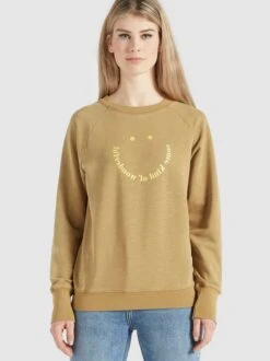 Khujo Damen Sweatshirt - SILICIA SMILE -Khujo Damen Sweatshirt SILICIA SMILE pdstandard 522790 0002 modelfront 3