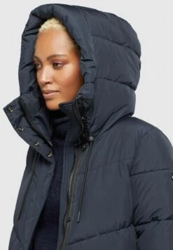 Khujo SHIMANTA2 - Wintermantel - Schwarzblau -Khujo bc3cf50eb0c342b79b35715392c3ddb5