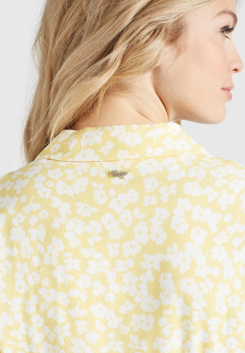 Khujo GOYA - Blusenkleid - Gelb-weiß Geblümt 6 Khujo GOYA - Blusenkleid - Gelb-weiß Geblümt – Bild 6