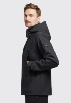 Khujo ADAM - Regenjacke / Wasserabweisende Jacke - Schwarz -Khujo c2aa0a351d19440eba78a6f91b0f2f61