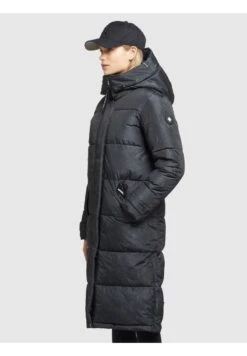 Khujo DAKOTA - Wintermantel - Dunkelblau Gemustert -Khujo c8434799ca2146e3bff3f3b0265fe8e0