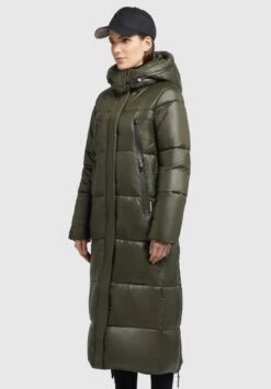 Khujo MELONA SHINY - Wintermantel - Dunkelgrün -Khujo ced31677049743988ef9e10c0583c5b6