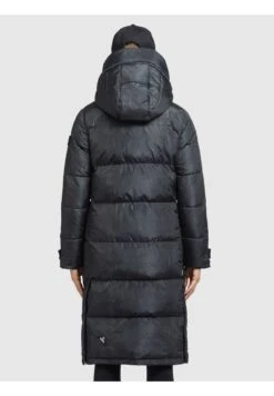 Khujo DAKOTA - Wintermantel - Dunkelblau Gemustert -Khujo d144bdbcb78b47c79770239eb69e1889