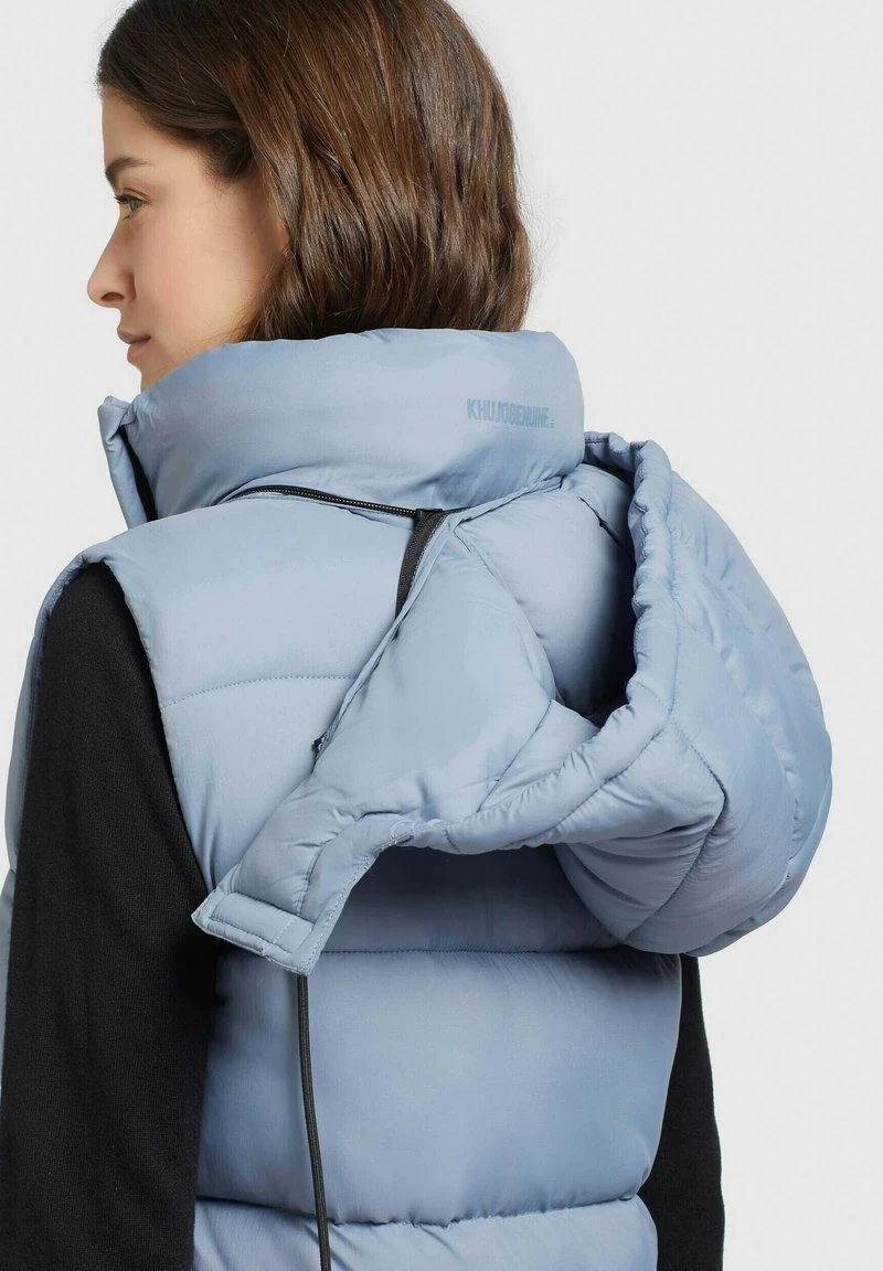 Khujo EDEN MATT - Weste - Hellblau 5 Khujo EDEN MATT - Weste - Hellblau – Bild 5