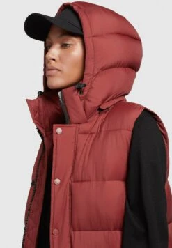 Khujo MAGNETA MATT - Weste - Rostrot -Khujo d8ebb0e2873b45138562bd2bf54d4970