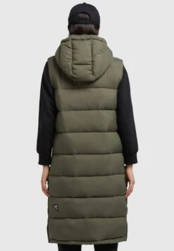 Khujo TOURIN MATT - Weste - Khaki Grün -Khujo ed5ee0fee0034598ac5525fa7f6c888c