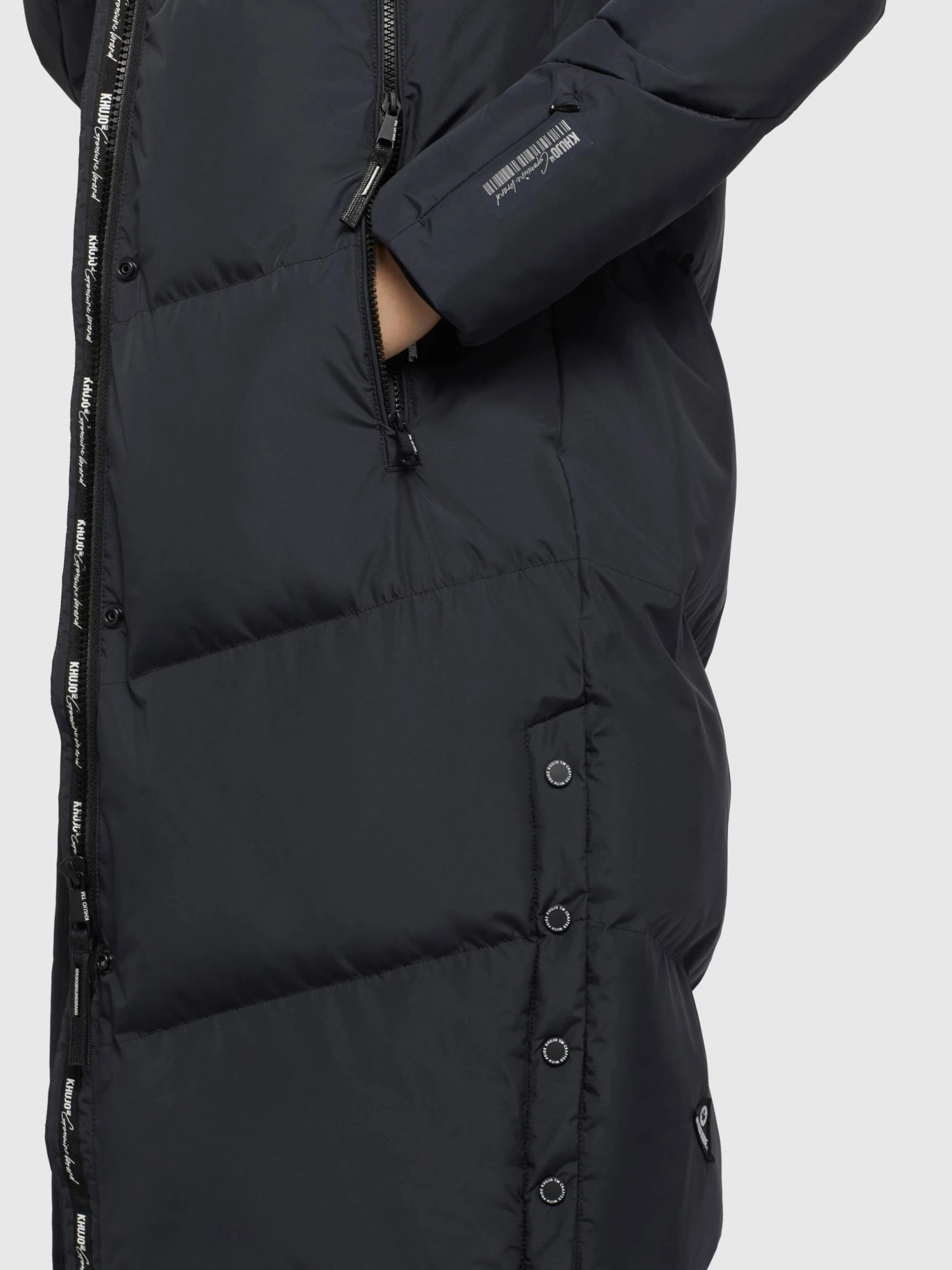 Khujo Mantel SONJE4 In Graublau 8 Khujo Mantel SONJE4 In Graublau – Bild 8