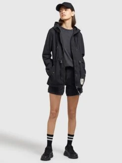 Khujo Übergangsjacke "Sesia" In Schwarz